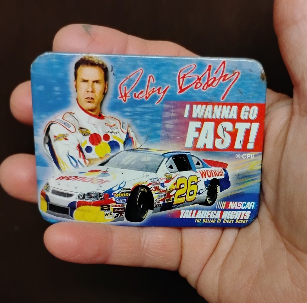 Ricky Bobby, Talladega Nights, Nascar Magnet.
